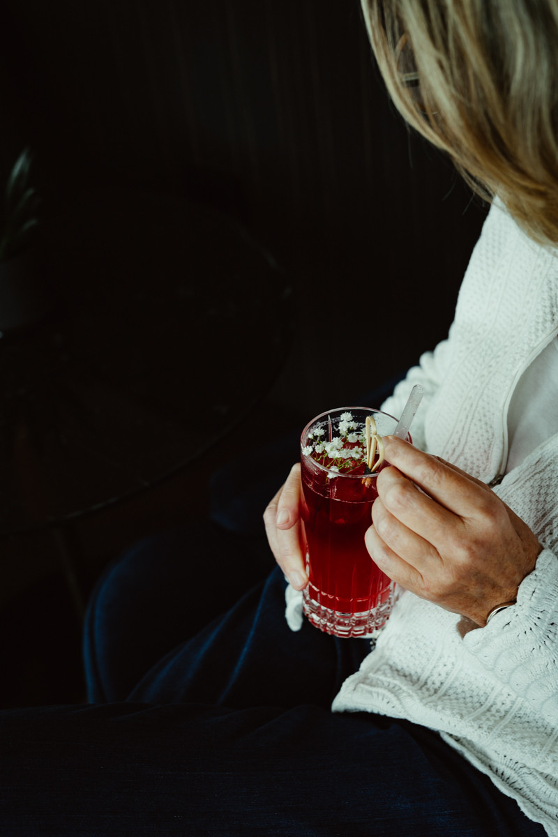 Image 8: an der Hotelbar mit Kirsten Boie